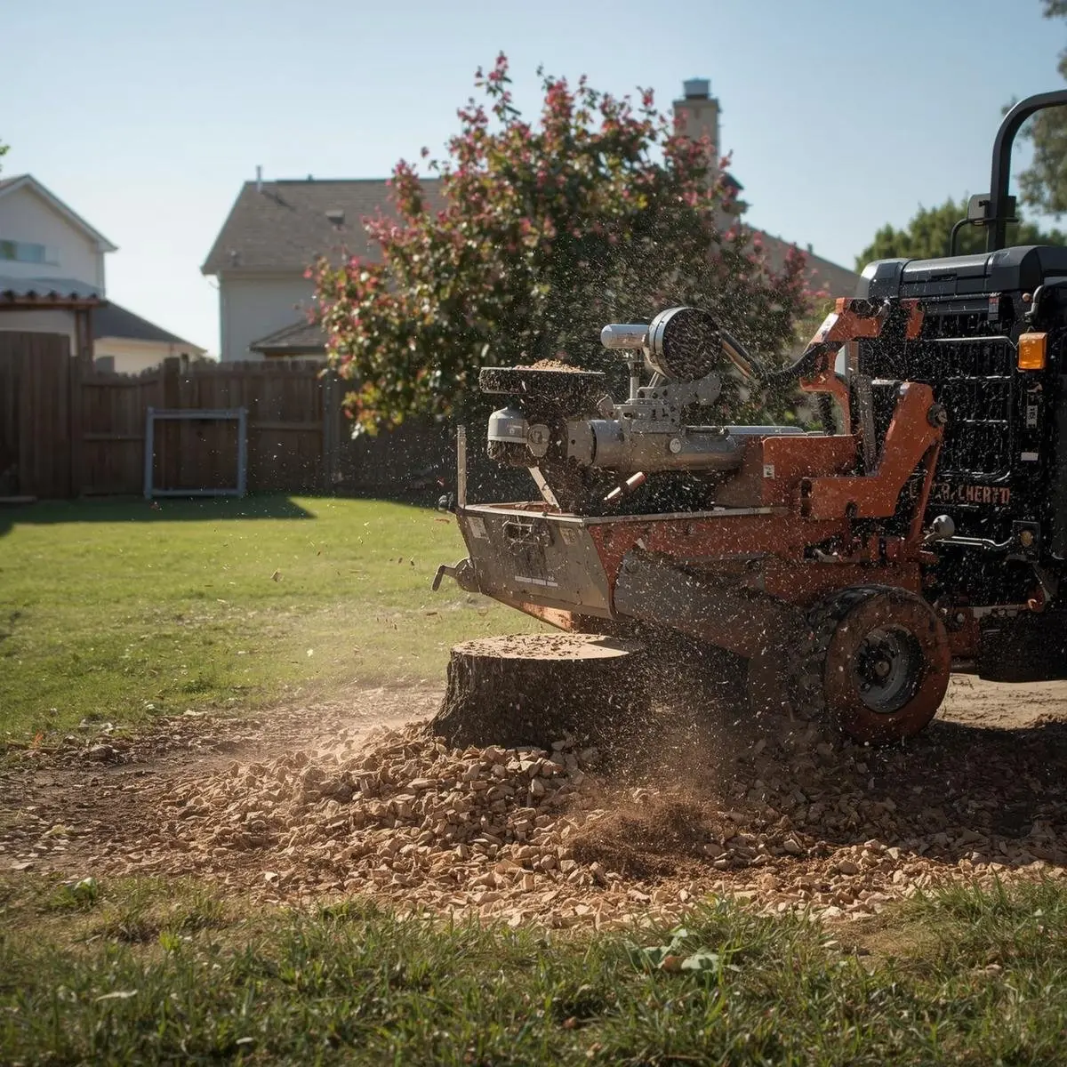Complete guide to stump removal and grinding for Oklahoma City homeowners.