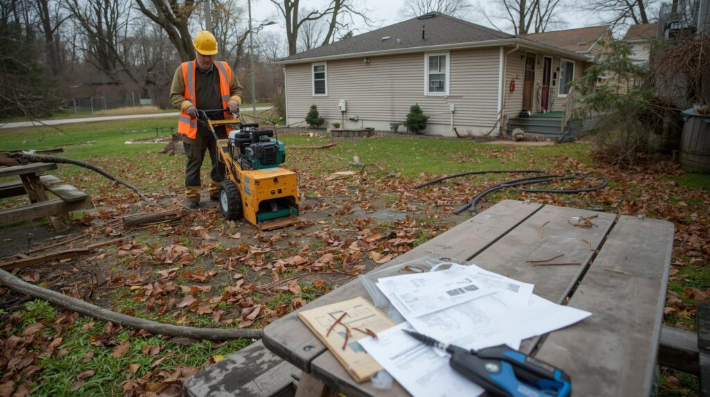 does insurance cover stump grinding