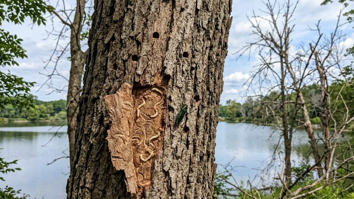 Emerald Ash Borer confirmed near Buckingham Lake is your ash tree already dying? 