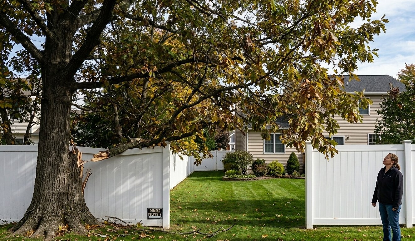 Tree Branches Over Neighbor’s Fence in Colonie, NY: Who Is Liable?