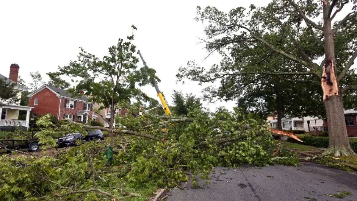 Emergency after the storm